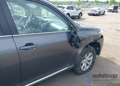 2013 Toyota Highlander Se V6 from USA, damaged, VIN 5TDBK3EHXDS229002